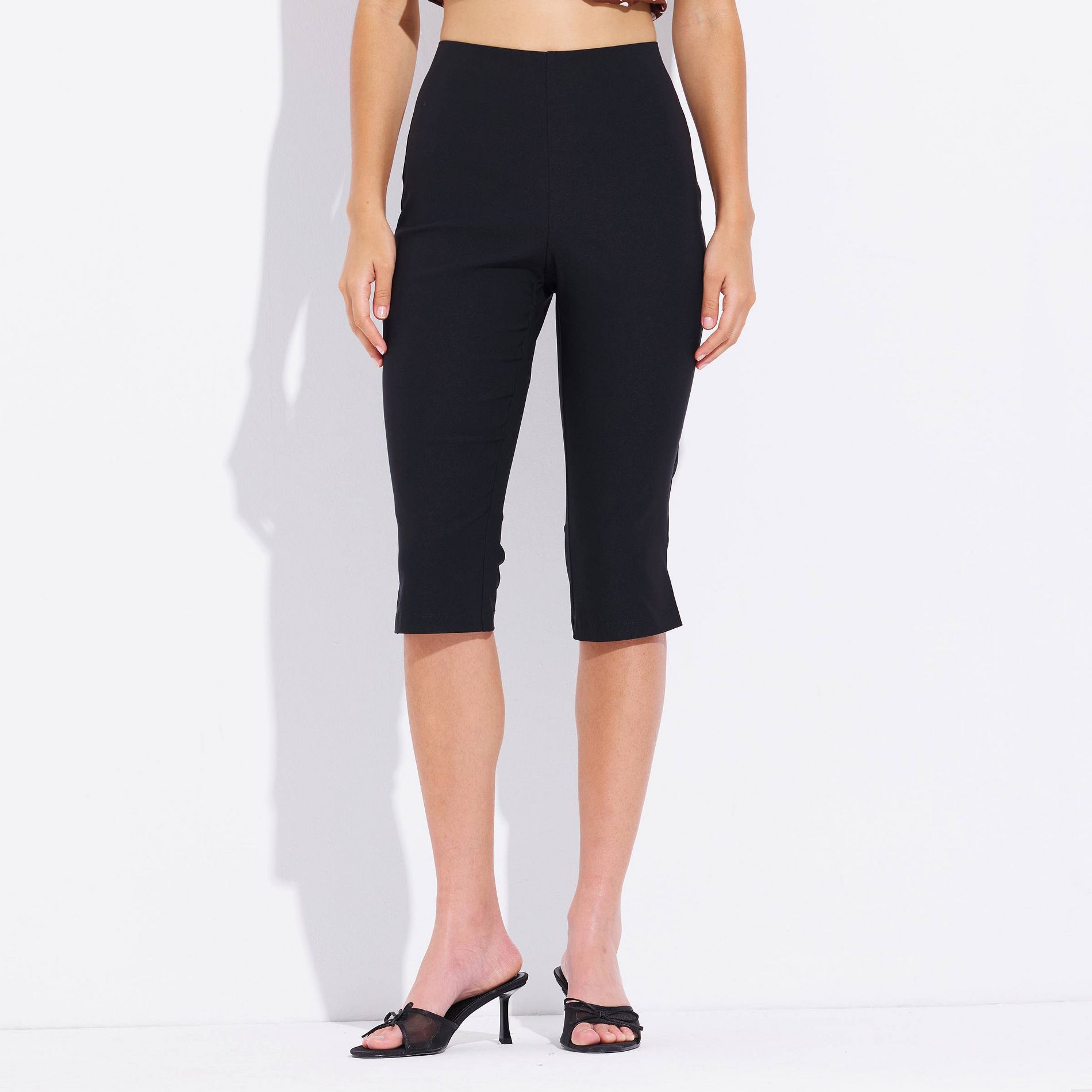 Women's High-Rise Slim Leg Capri Pants - Wild Fable™
