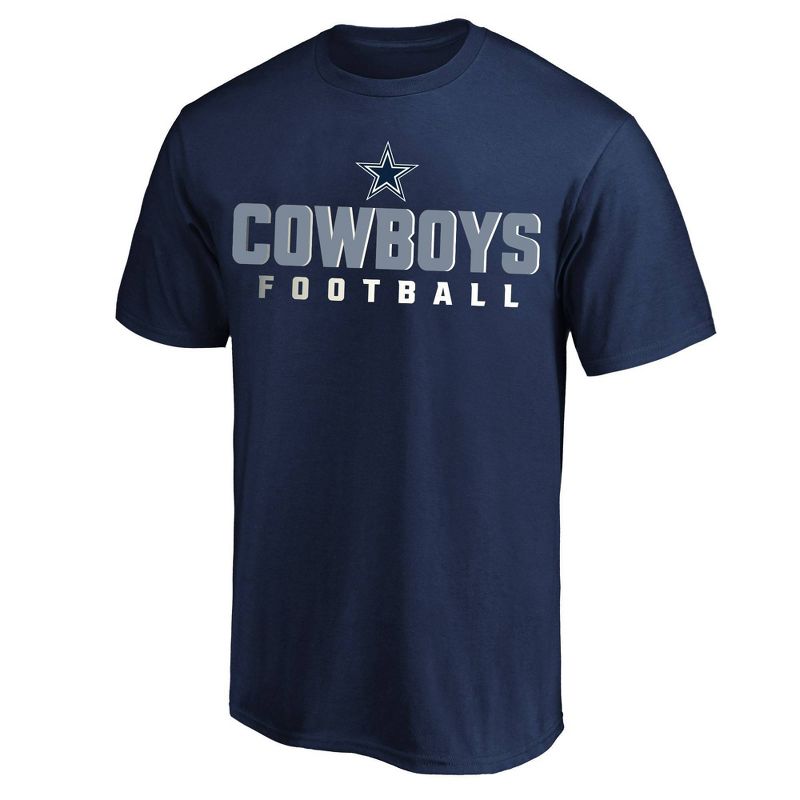 NFL Dallas Cowboys Men's Big & Tall Short Sleeve Cotton T-Shirt, 1 of 4