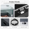 42-inch Outdoor Rectangular Fire Pit Table Propane for Outside Patio with Tank Cover and Wind Guard - 4 of 4