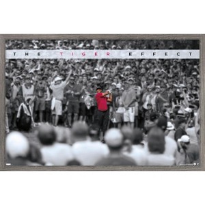 Trends International Tiger Woods - The Tiger Effect Framed Wall Poster Prints - 1 of 4