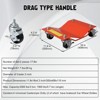 Car Dolly Heavy Duty, 6000 Lbs Capacity Wheel Dolly Car Skates with Wheels and Brakes, Tire Dolly Cart for Moving Cars, Trucks - 2 of 4