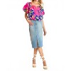Women's Floral Print Surplice Wrap Top - umgee - 4 of 4