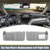 Unique Bargains Sun Visor Assembly W/ Mirror for Toyota Camry 2007-2011 Left and Right Side 74320-06780-B0 74310-06750-B0 Gray 1 Pair - 3 of 4
