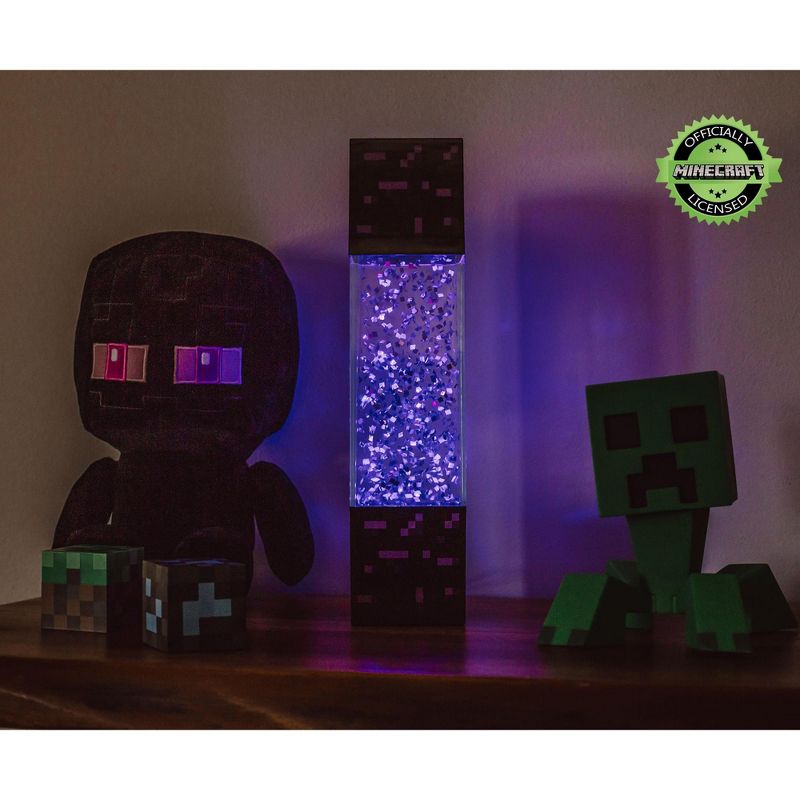 Ukonic Minecraft Multi-Nether Portal Glitter Motion Light | 12 Inches Tall, 2 of 7
