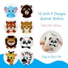 Wrapables Animal Sticker Roll, Stickers for Sealing Cards, Envelopes, Gift Boxes, Festive Party Favors (500pcs) - 2 of 4