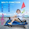24V Electric Go Kart with 7Ah Battery – Drifting Ride-On Car for Kids with 360° Rotation, Simplified Drift System, Variable Speed & Flashing Lights - 4 of 4
