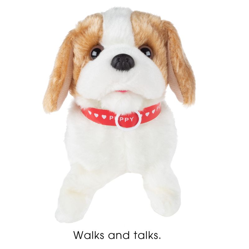 Toy Time Kids' Battery-Operated Interactive Plush Puppy Toy, 4 of 9