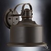 Urban Ambiance Luxury Luxe Industrial Outdoor Wall Light,  11-1/2"H x 11"W,  Olde Bronze Finish, UHP1042 - 3 of 4