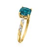 Ross-Simons 1.70 Carat London Blue Topaz Ring in 14kt Yellow Gold - 3 of 4