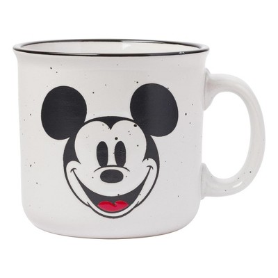 Silver Buffalo Disney Mickey Mouse 20 Ounce Ceramic Camper Mug