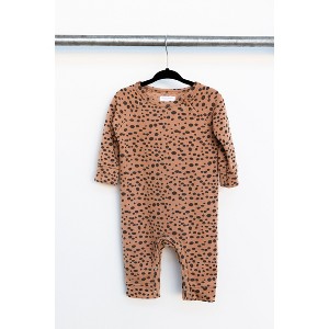 Grayson Threads - Infant In The Wild Long Sleeve Jumpsuit Brown 18M - 1 of 4