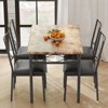 Garvee Dining Table Set, Dining Table Set: Small Rectangle Table & Chairs for Kitchens, Dining Room - 3 of 4
