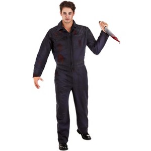 HalloweenCostumes.com Deluxe Blue Mechanic Coveralls Adult Costume | Movie Costumes - 1 of 4