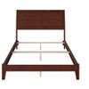 AFI Furnishings Portland Twin Extra Long Traditional Bed with Open Footboard and Turbo Charger in Walnut - 4 of 4