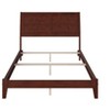 Atlantic Furniture Portland Twin Extra Long Traditional Bed with Open Footboard and Turbo Charger in Walnut - image 4 of 4