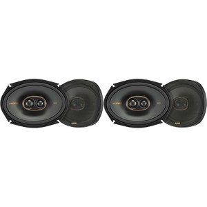 Kicker 51KSC69304 KS-Series 6x9" 3-way Speakers with 1" and .75" tweeters w/ 51KSC69304 6x9" 3 Way Coaxial Bundle - 1 of 4