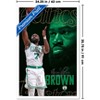 Trends International NBA Boston Celtics - Jaylen Brown 25 Framed Wall Poster Prints - 3 of 4