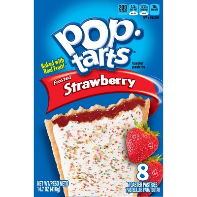 Pop-Tarts Frosted Strawberry Pastries - 8ct/14.7oz - Kellogg's : Target