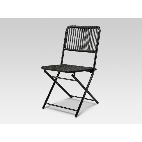 Standish Folding Patio Chair Black - Project 62™ : Target