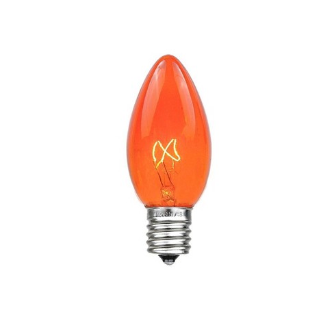 indad dør Suradam Novelty Lights Amber/orange C7 Incandescent Traditional Vintage Christmas  Replacement Bulbs 25 Pack : Target