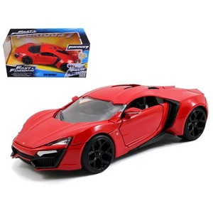 Lykan Hypersport Red "Fast & Furious 7" (2015) Movie 1/24 Diecast Model Car by Jada - 1 of 3