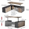 SAINTCY L-Shaped Desk Series - 2 of 4