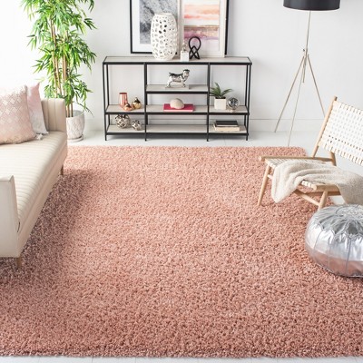 Rose 4' x 6' Handmade Wool and Synthetic Shag Rug