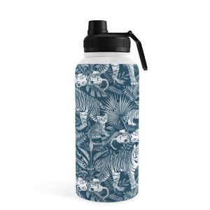 Julia Madoka Family of Tigers Monochrome Water Bottle - Society6 - 1 of 4