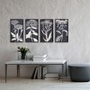 Plum & Post Monochrome Queen Anne's Lace Prints, Set Of 4 - 4 of 4