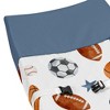 Sweet Jojo Designs Boy Changing Pad Cover Watercolor Sports Theme Multicolor - 3 of 4