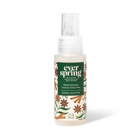 Hand Sanitizer Spray - Cinnamon & Star Anise - 2 Fl Oz - Everspring ...