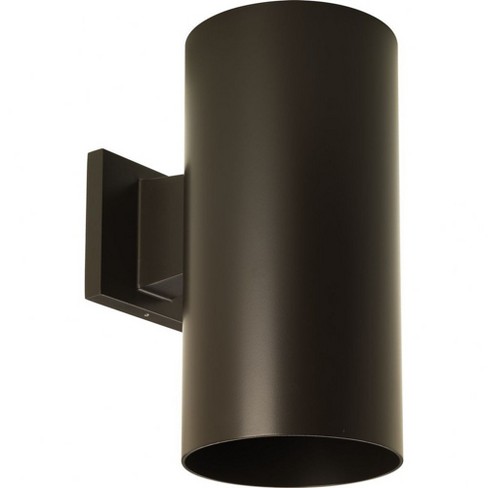 Progress Lighting, Cylinder Collection, 1-Light Wall Sconce, Antique Bronze, Porcelain Shade - image 1 of 1