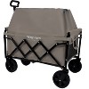 CAVINAS Expandable Dual-Layer Utility Wagon Cart, Lightweight Folding Wagon with 100% Extra Space, Shopping Cart for Camping, Sports - 2 of 4