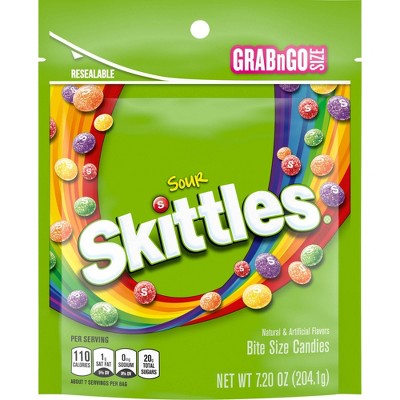 Skittles Sours Bite Size Candies - 7.2oz