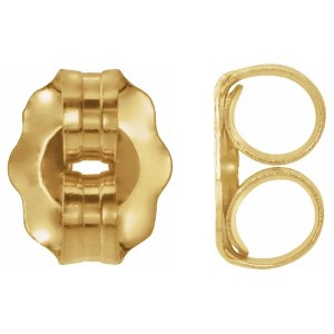 Pompeii3 14k Yellow Gold Replacement Push Backings - 1 of 2