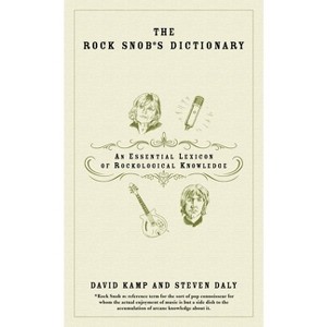 The Rock Snob's Dictionary - by  David Kamp & Steven Daly (Paperback) - 1 of 1