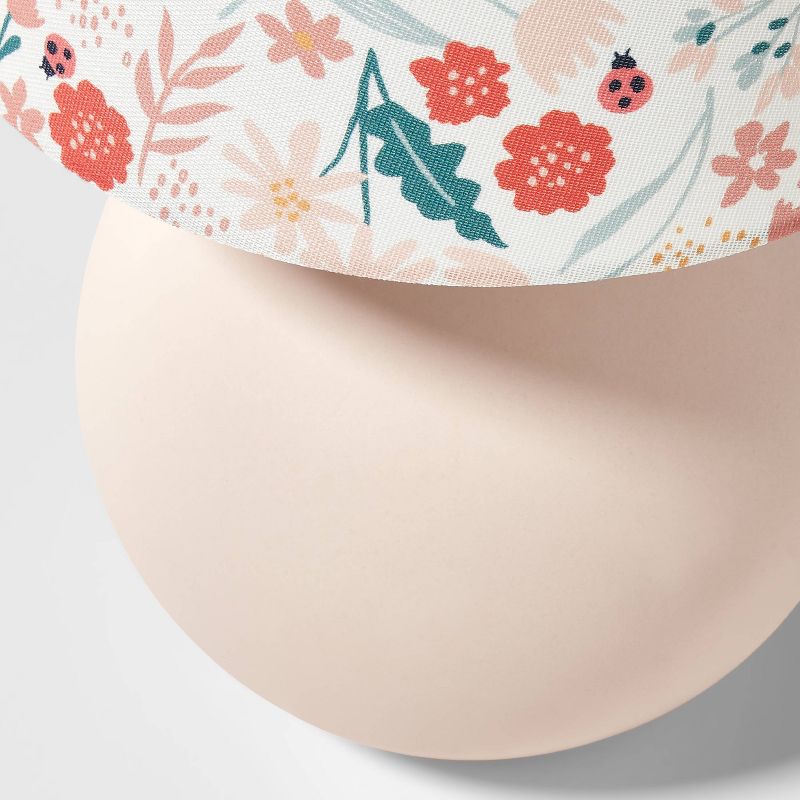 Kids' Round Base with Floral Shade Pink - Pillowfort™, 5 of 11
