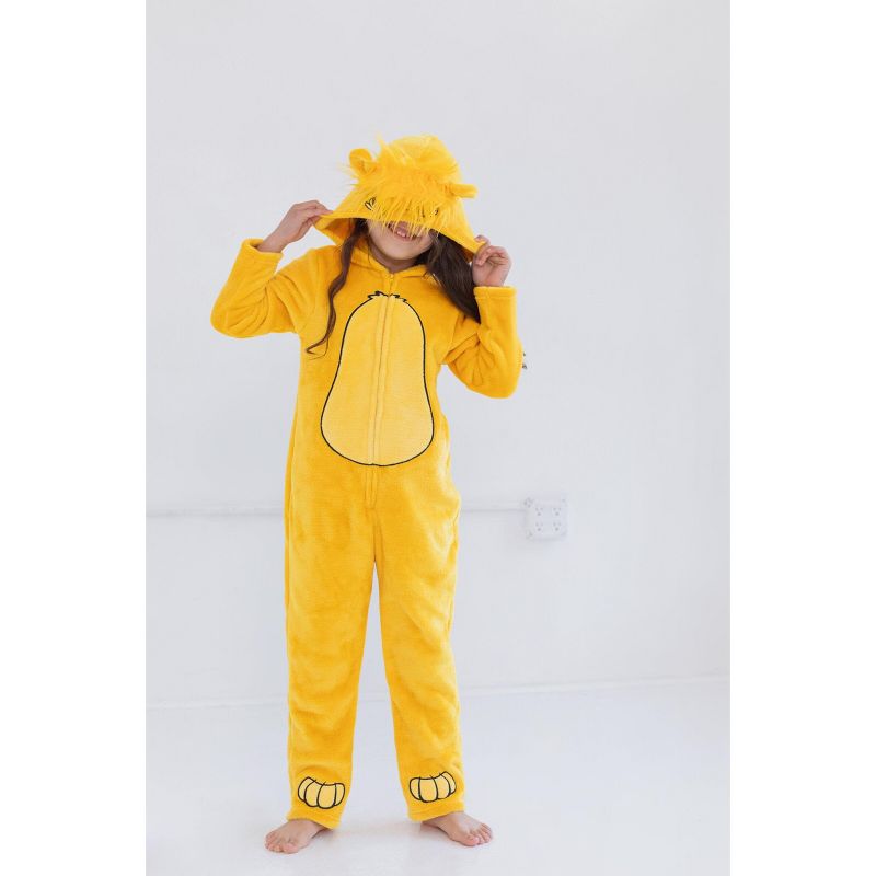 Disney Lion King Simba Zip Up Cosplay Coverall Newborn to Infant, 4 of 9