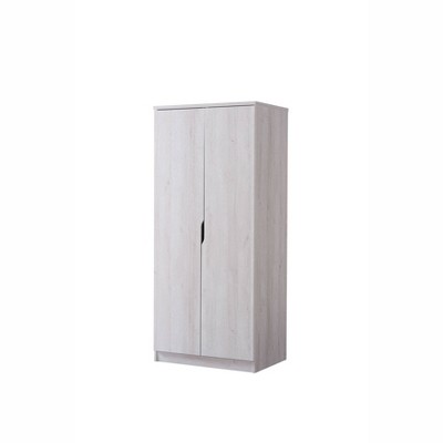 Wilden Double Door Wardrobe White Oak - miBasics