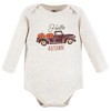 Hudson Baby Unisex Baby Cotton Long-Sleeve Bodysuits, Hello Fall - image 3 of 4