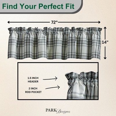 Park Designs Onyx And Ivory Valance - Thumbnail 2