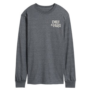 Men's - Emily in Paris - A Little Bonjour Long Sleeve Graphic T-Shirt - 1 of 3