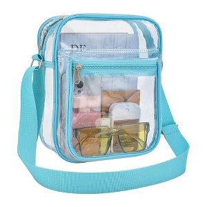 Clear Purse Stadium Clear Messenger Bag Stadium Approved for Men and Women Clear Purse Stadium Transparent Messenger Bag Stadium  main image 3