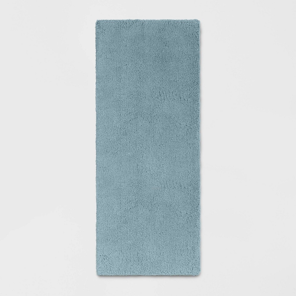 24inx60in Bath Rug Aqua - Threshold Signature™