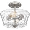 Quoizel Lighting Acacia 2 - Light Semi-Flush Mount in  Brushed Nickel - 3 of 4
