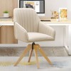 LOVMOR Swivel Desk Chair Without Wheels - 3 of 4