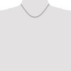 Black Bow Jewelry 2.5mm, 14k White Gold, Handmade Solid Rope Chain Necklace - 2 of 4