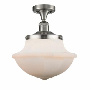 Oxford - 1 Light Semi-Flush Mount In Traditional Style-13.5 Inches Tall and 11.75 Inches Wide - 1 of 1
