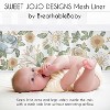 Sweet Jojo Designs Girl BreathableBaby Breathable Mesh Crib Liner Baby Nursery Vintage Floral Blue and Yellow - 3 of 4