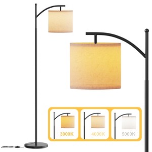 SUGIFT Floor Lamp for Living Room with 3 Color Temperatures LED Bulb, Standing Lamp Tall Industrial Floor Lamp - 1 of 4